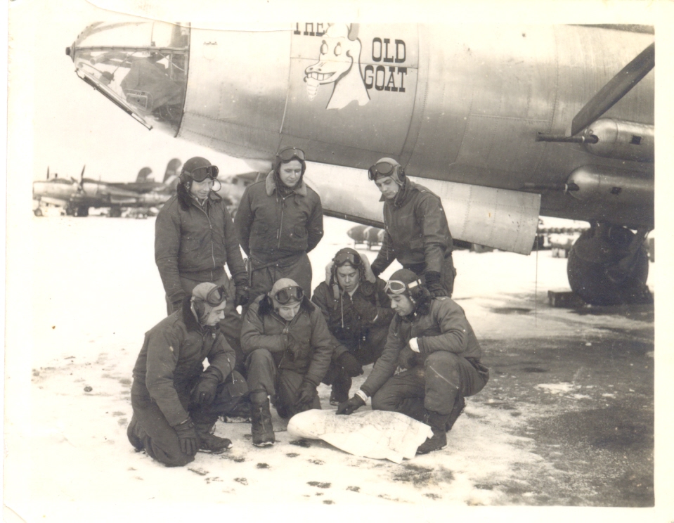 Eddie Brennan and crew Febr. 1945